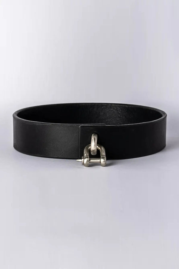 Parts of Four Leather Charm Necklace (30mm) 812-3-MA+BLK